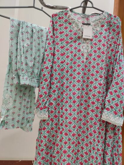 Frock Arabic lawn Trouser lawn