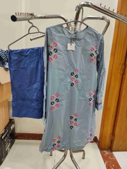 sapphire embroidred lawn