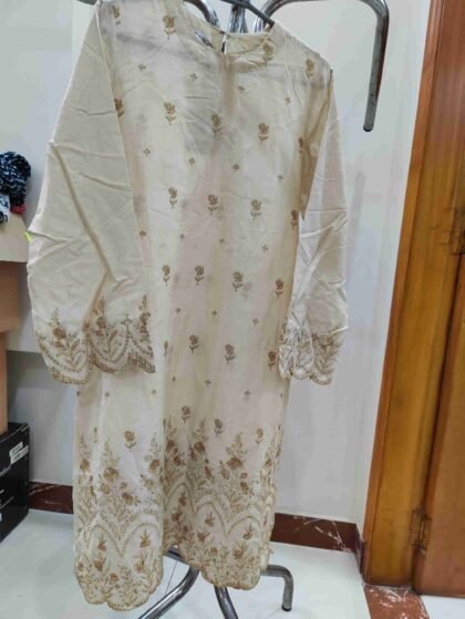 sapphire embridred lawn