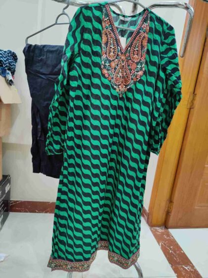 sapphire embroidred lawn