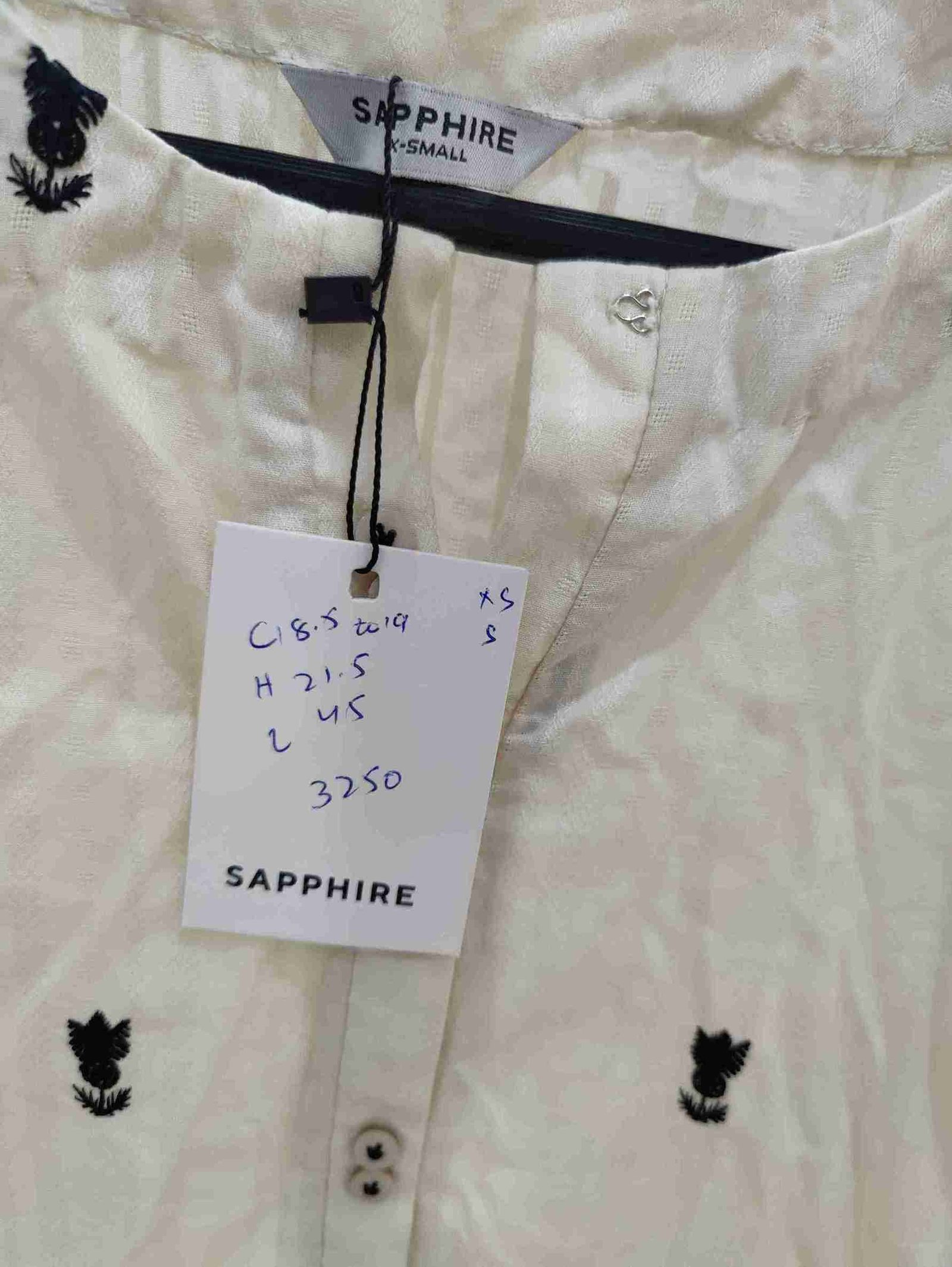 sapphire embroidred lawn shirt - Image 3