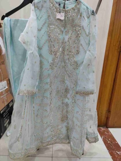 sapphire formal organza